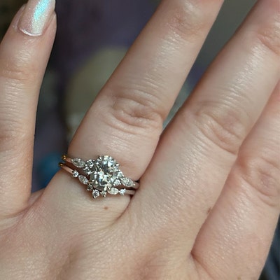 Nuance Burnt Orange Marquise Ring