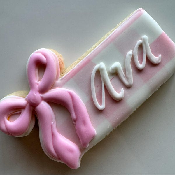 BOW COOKIE PLATE main image 1