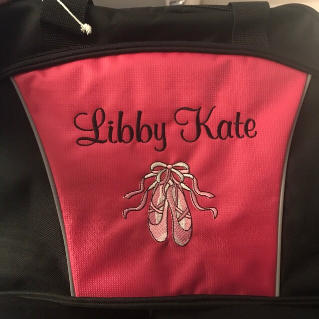 Personalized Duffle Bag Dance Ballet Competition Monogrammed Etsy