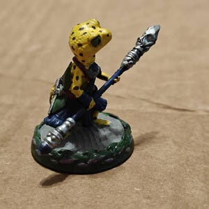 Leopard Gecko Spearman | Tabletop or Display Scale | D&D