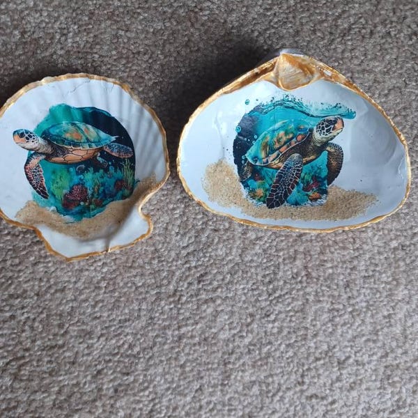 Rice Paper for Decoupage / Sea Turtle Turtles Beach Ocean Tropical / 1 ...