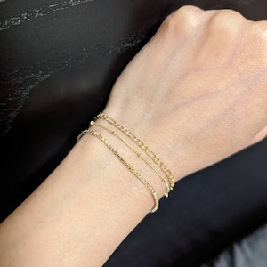 Gold Armband Set Für Damen, 6 Stück Stapelbares A Produktbild-Vorschau 7