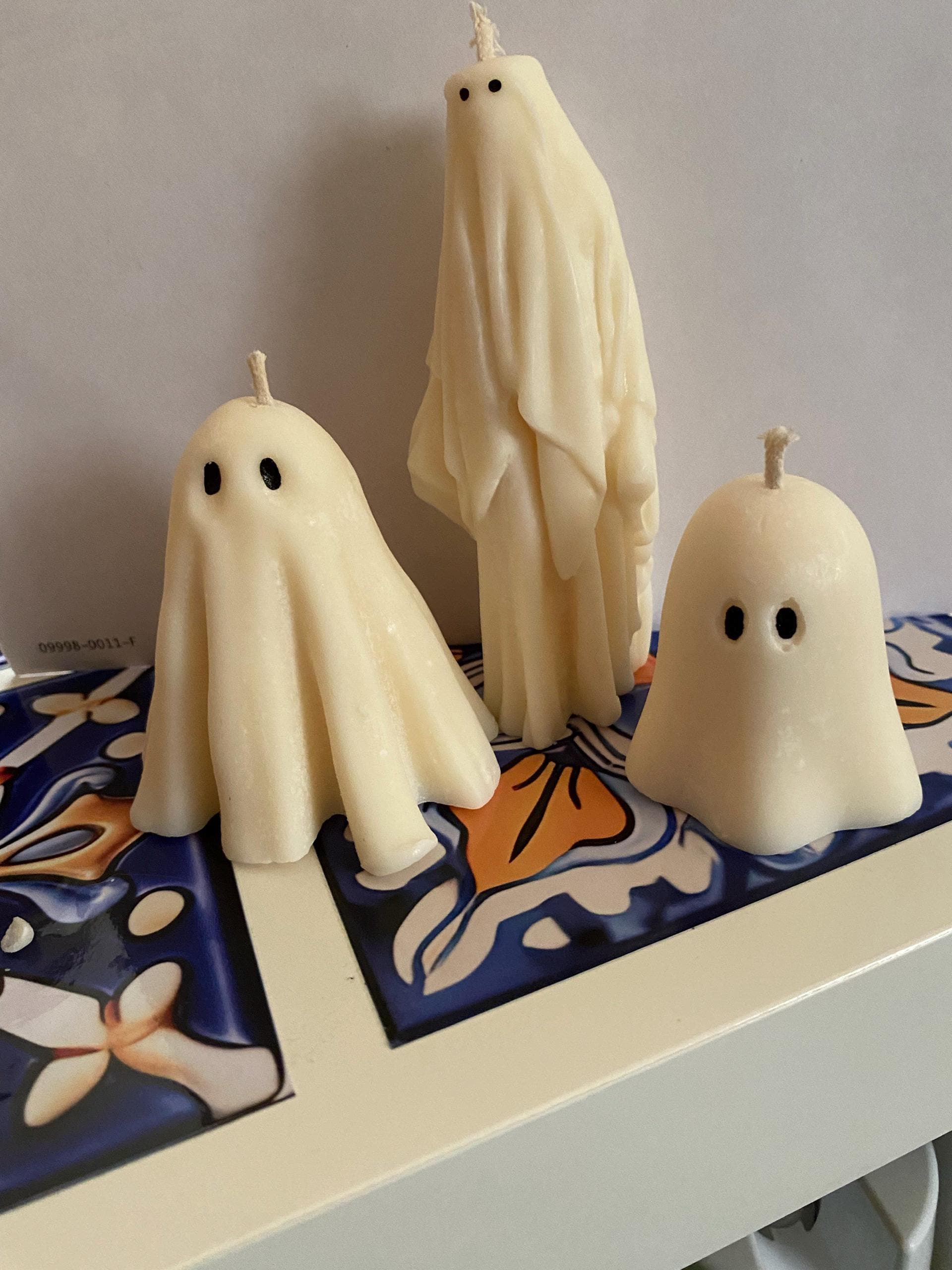 Ghost Candles, Halloween Decor, Thanksgiving Decor, Halloween Candles, Fall Home Decor, Autumn Candle, Halloween Gift Set