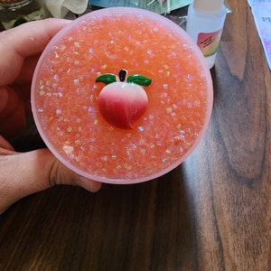 Bingsu Slime Peach Scented Crunchy Fruit Slime Shop -  Israel