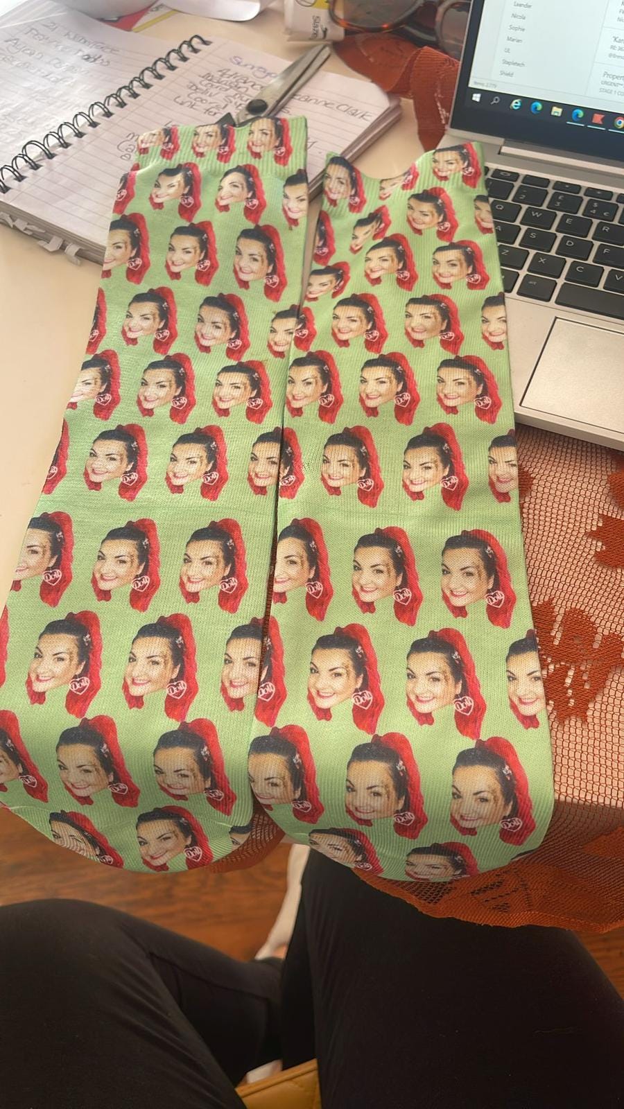 Full Face Photo Printed Socks Personalised Custom Designs | Birthday, Christmas, Fathers Day | Kids and Adult sizes
