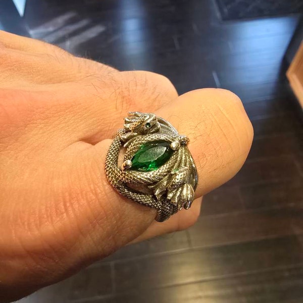 Toothless Ring Sterling Silver, How to Train Your Dragon Ring, Unisex ...