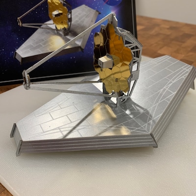 James Webb Space Telescope Model Kit Laser Cut, Illustrated ...
