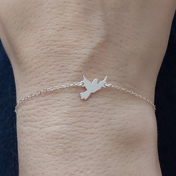 Bracelet Jonc En Argent Massif 925 - Modèle Occasion, Porté, Style Classique Et Intemporel
