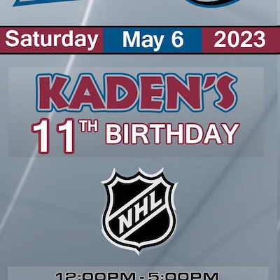 Boston Bruins Invitation, Boston Bruins Birthday Invite, Ticket ...