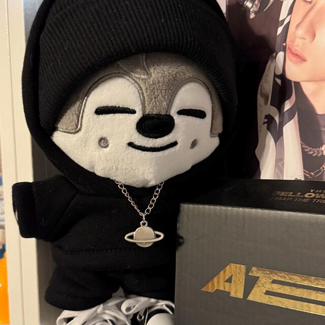 Wolfchan Black Outfit, Bang Chan Hoodie Set, 20cm Doll