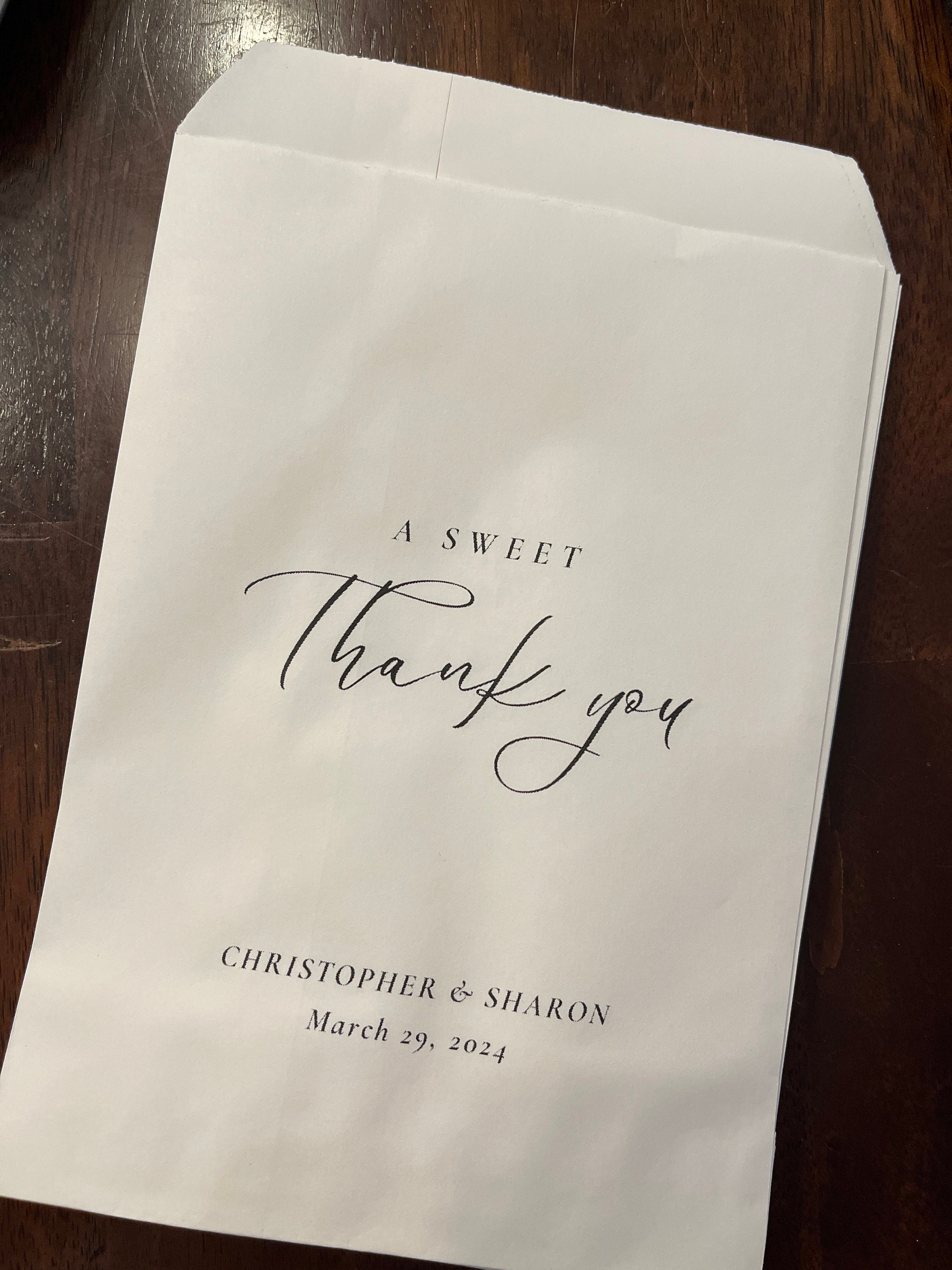 25 Eine süße Dankeschön-Geschenktüte || Hochzeitsgeschenktüte, Donuttüten, Keksgeschenktüte, Love is Sweet Bag, Brautparty-Geschenktüte