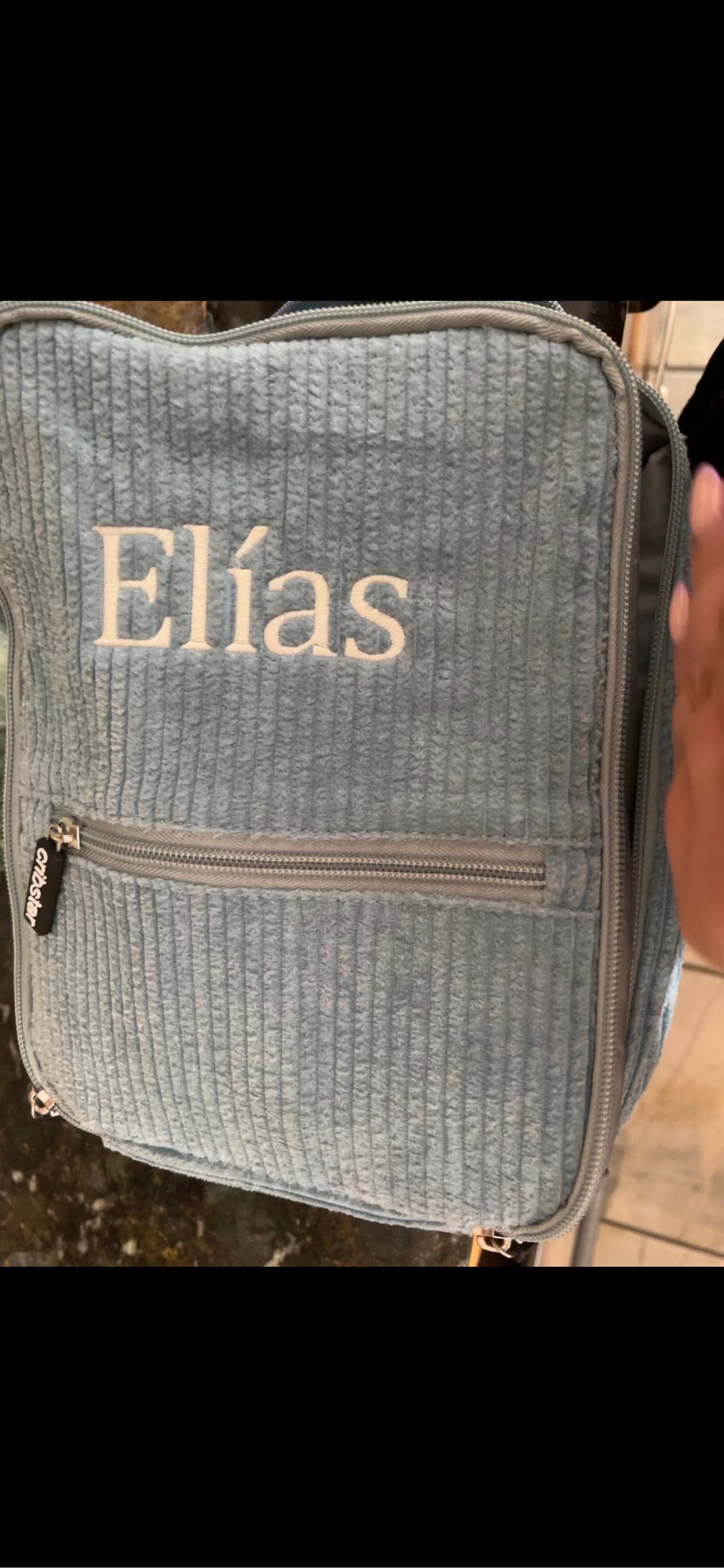 Personalised Retro Corduroy Lunch Bag