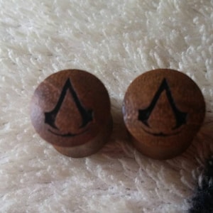 Pair Mother Of Pearl Ohm Logo Design Organic Sono Wood Saddle Fit