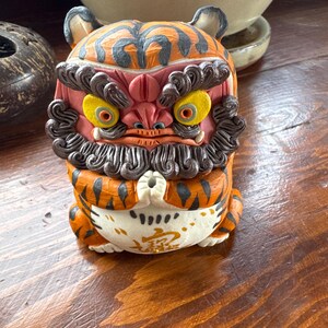 Handmade Pottery Tiger Incense Sticks Tea Pet - Etsy