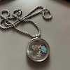 Deep Fillable Glass Locket Double Sided Case Locket for Birthstones ...