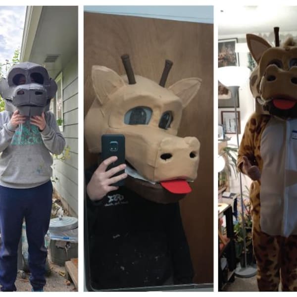 Gator Furry Full Wearable Head Template for EVA Foam (PDO/PDF) - Etsy