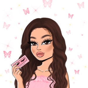 photo Bratz Drawing Face personalized bratz doll i ll draw you like the bratz custom bratz portrait gift for girlfriend personalized gift fashion digital art
