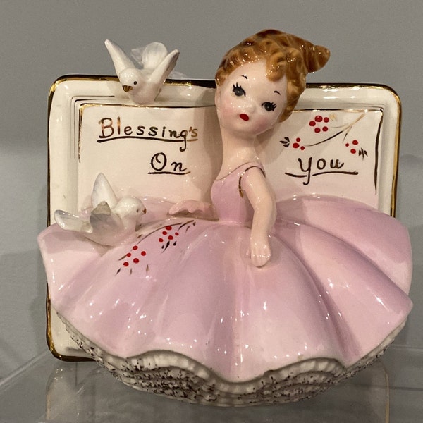VERY RARE Josef Originals Christmas Music Box Angel Holding Basket Etsy