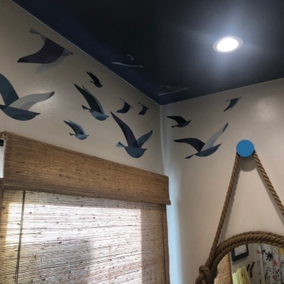 Flock of Sea Birds Wall Decals 1290-17 - Etsy