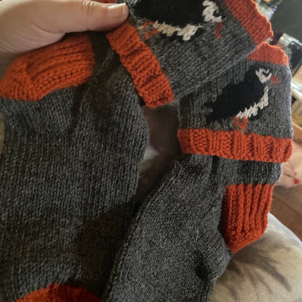 Traditional Newfoundland Trigger Finger Mittens/gloves - Etsy