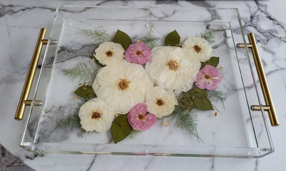 Preserved flowers from Emma's etsy review