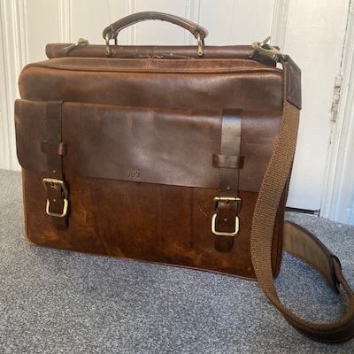 Personalised Leather Handbag, Shoulder Bag, Top Handle Bag, Ladies ...