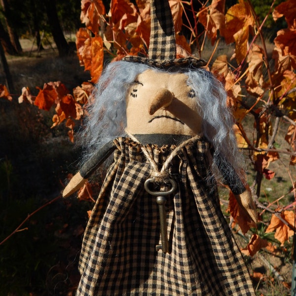 Witch Brimly Epattern...primitive Halloween Cloth Doll Craft Digital ...