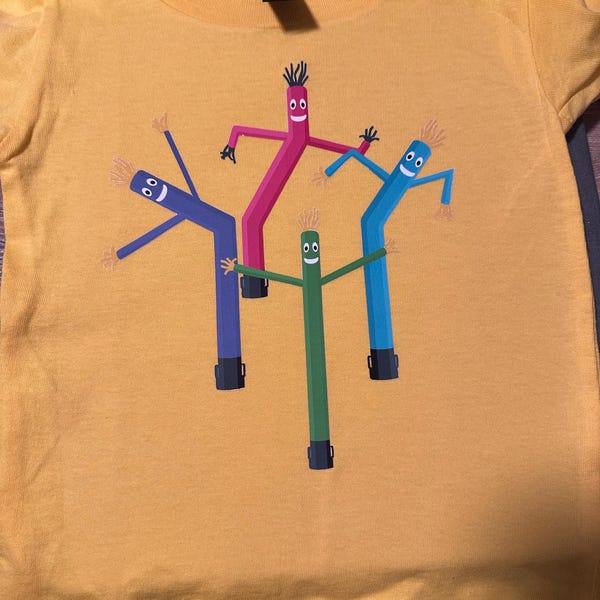 Inflatable Air Dancers Clipart, Wacky Waving Tube Men (PNG SVG EPS) - Etsy