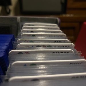 Aazon.co:  25 Trading Card Deck Divider Blue - TG PK YGO