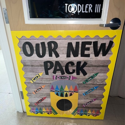 Welcome to the Pack Bulletin Board Kit, Back to School Display, Custom