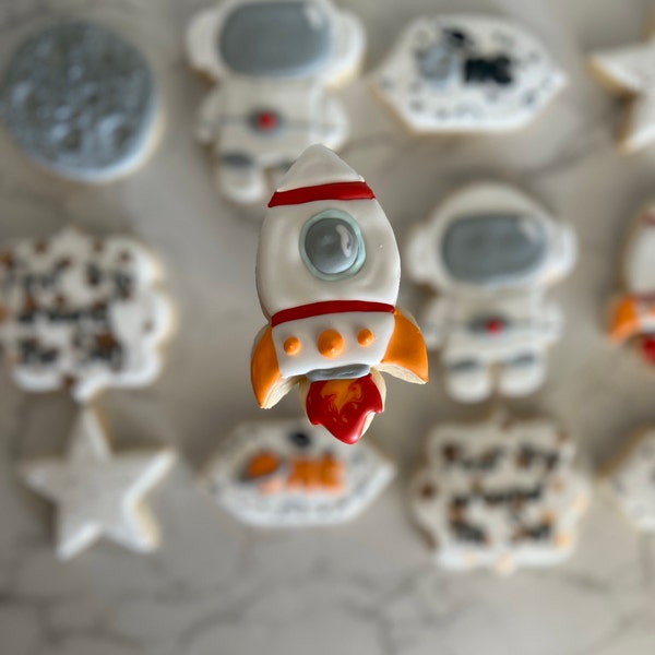 Rocketship Cookie Cutter - Etsy