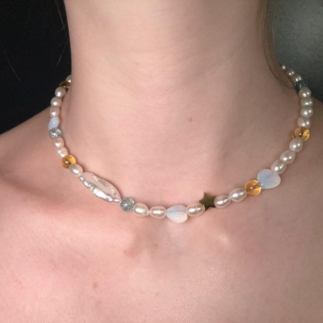 ネックレス・ペンダント VVV Paradise Mix Pearl Beads Necklace BFK152 CB2586-