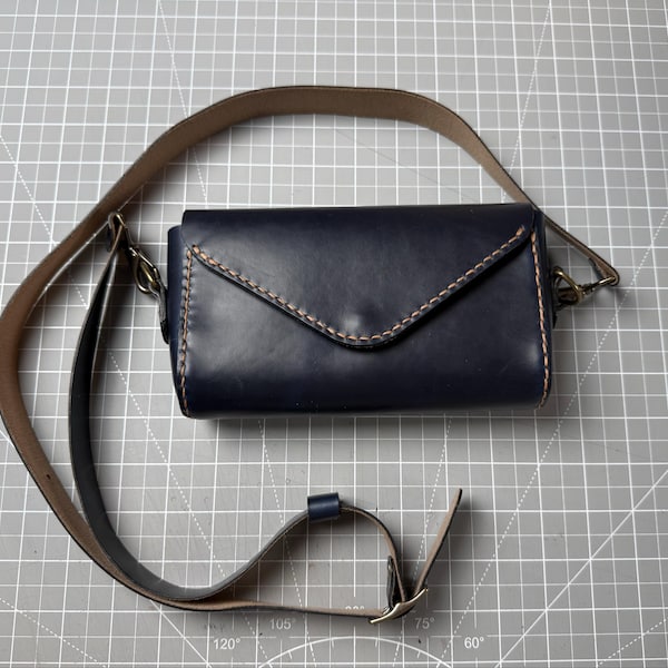 Leather Crossbody Bag PDF Pattern | DIY Minimalist Bag Template (video ...