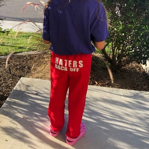 Haters Back off Youth Sweatpants - Etsy
