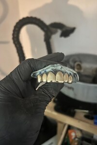 Genuine Real 10k/14k SOLID Gold Grillz Perm Cut Division Gold grillz Custom single Teeth Caps