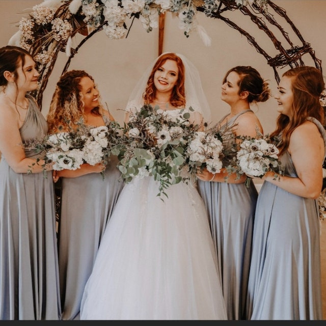 Dusty Blue Bridesmaid Dress Infinity Dress Periwinkle Convertible Infinity Dress Dusty Blue Prom Dresses Maternity Dress Plus Size & Regular - Etsy Dusty Blue Bridesmaid Dress Infinity Dress Periwinkle Convertible Infinity Dress Dusty Blue Prom Dresses Maternity Dress Plus Size & Regular - Etsy