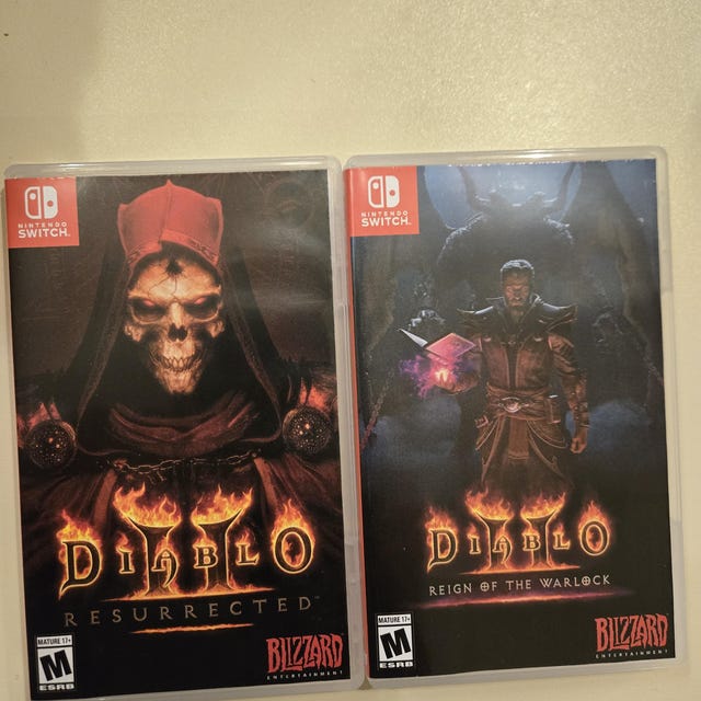 DIABLO II (2) - Resurrected - Custom Nintendo Switch Boxart With