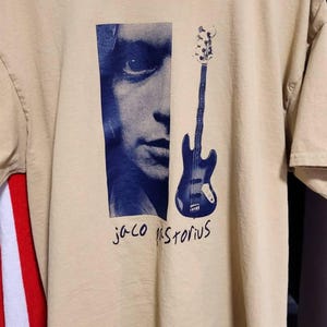 Jaco Pastorius T shirt FREE SHIPPING to usa Weather Report - Etsy 日本