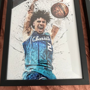 LaMelo Ball Charlotte Hornets Layup vs. Denver Nuggets Photograph -  Original NBA Art and Prints at 's Sports Collectibles Store