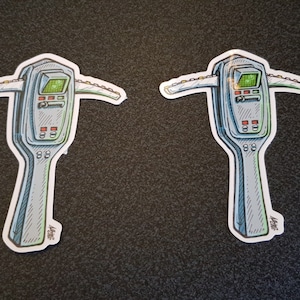 Ghostbuster PKE Meter Sticker Decal FREE US Shipping - Etsy