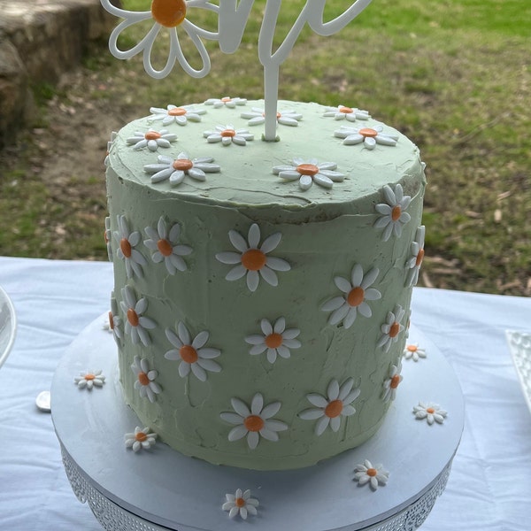 Daisy One - First Birthday Cake Topper - Age - 1st Birthday - Party ...