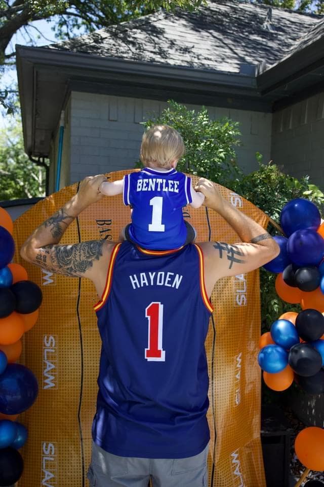 Personalized Kids Basketball Set: Jersey, Shorts, Ball, and Sweatband