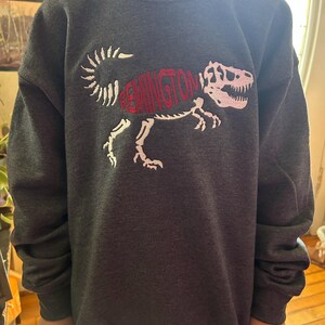 フレーム T-Rex 恐竜 恐竜の骨格 骨 刺繍デザイン - Etsy 日本