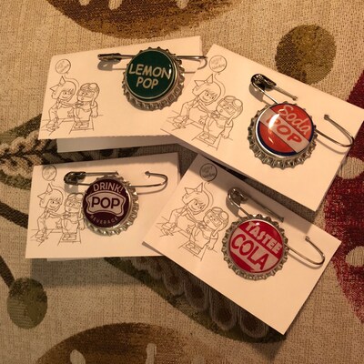 Ellie Inspired Bottlecap 4 Pin Set up Costume Item Disney - Etsy