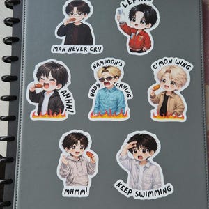 BTS 君に届く スクラップブックSCRAP BOOK ミニフォト ステッカー BTS Sticker Pack Spicy Chicken Deluxe (7 Pieces) - Etsy