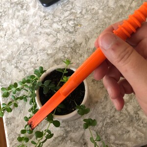 Stainless Steel Sow Dibber, Wood Handle Garden Hole Punch Practical Dibble Tool For Outdoor Loosen Soil Cultivation Migration Planting See Ds Bulbs And Plants