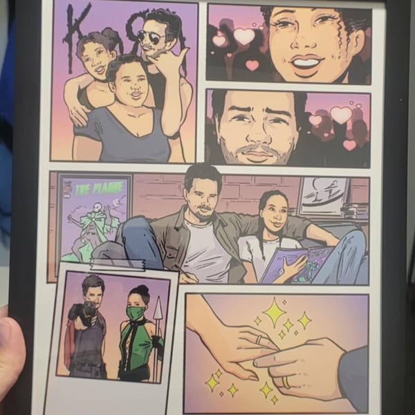 Personalized Custom Comic Strip Hand Drawn No AI Wall Art Poster - Etsy