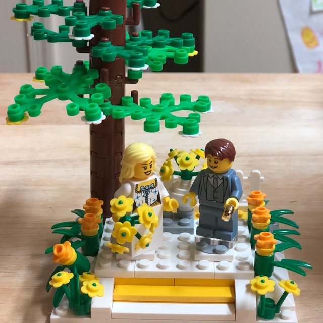 Lego Wedding Cake Topper