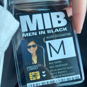 MIB Agent M Men In Black ID Badge Card Halloween Cosplay Costume Name Iap 300x300.5491407912 Epkydbbv