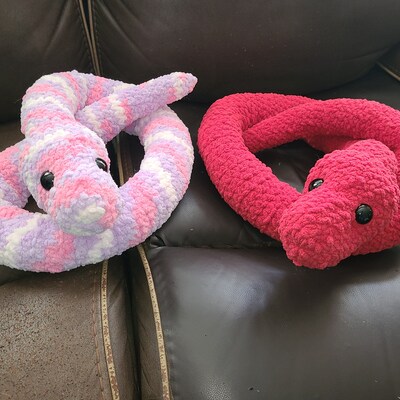 Squishy, Snuggly Snake Beginner Crochet Pattern pattern Only - Etsy